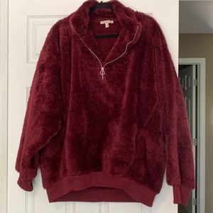 Oversized express teddy jacket